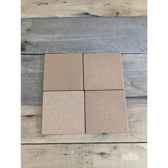 Vintage Beer Bar Coasters Set of Four / Cork Backs - Picture 7 of 7